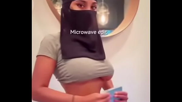 Horny teen showing big black tits