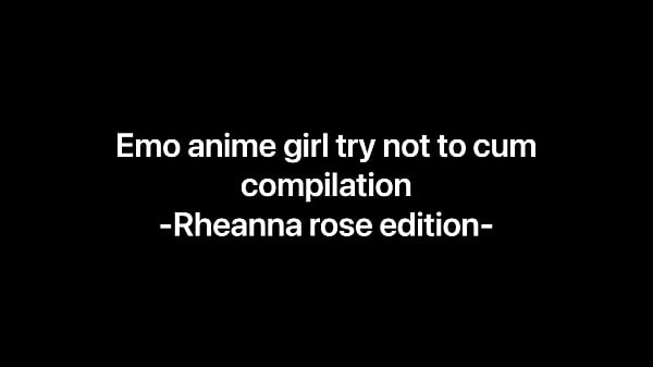 Petite emo girl try not to cum