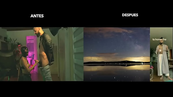 Antes y despues del porno mas fetichista en una escena viral de Cipriani