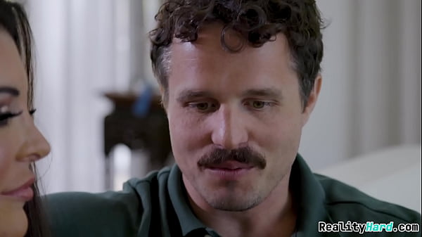 Beautiful brunette seduces her neighbor with her amazing big natural boobs and fuck him good – Elizabeth Skylar, Robby Apples