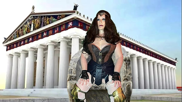 Granny Wonder Woman: Face Fucking The Wondrous Cocksucking Goddess