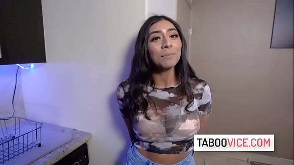 Busty teen stepdaughter rides on stepdad’s big cock – Violet Myers