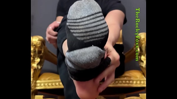 Goddess Rocky Foxx Lets You Sniff Her Dirty Smelly Leather Boots After a Long Hot Day